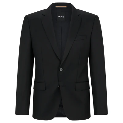 Afbeelding van BOSS HUGE Colbert, Heren, Maat: 50, Black