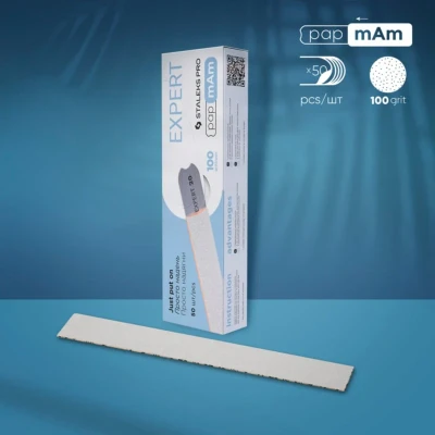 Afbeelding van Staleks Pro Expert 22 White PapmAm Rechte Vijl Grit 100 50 Stuks (DFCE 100W)