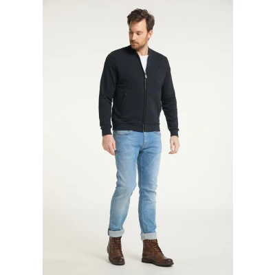 Afbeelding van Sweatjack DREIMASTER XXL / Zwart 85% katoen 15% polyester