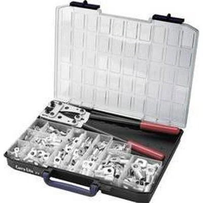 Afbeelding van Cimco 181545 Perstangset 255 delig Buiskabelschoenen 6 tot 50 mm²