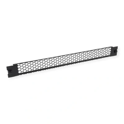 Afbeelding van VALUE 19&quot; ventilatiepaneel snap in, 1 HE, zwart