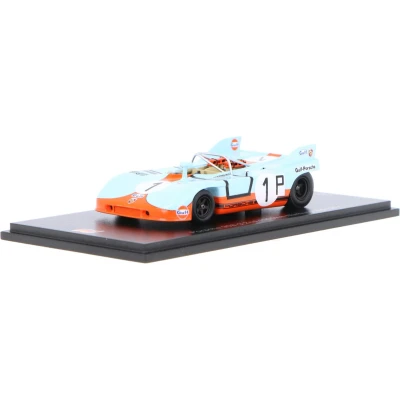 Afbeelding van Porsche 908/03 Spark Modelauto 1:43 1971 Pedro Rodriguez / Jo Siffert J. W. Automotive Engineering
