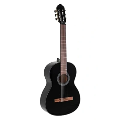 Afbeelding van Klassieke gitaar Student Black 4/4 zwart