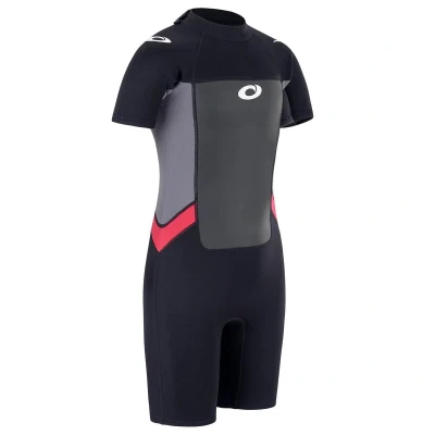 Afbeelding van Osprey Origin 3/2mm Neopreen Shorty Wetsuit in Rood voor Kinderen S 25.5&quot; Geschikt voor: Lengte 114 130 cm Borst 65 70 Ideaal Zomerse Watersporten