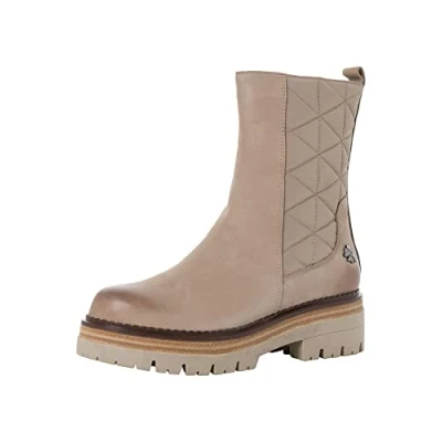 Afbeelding van MARCO TOZZI Dames 2 86402 29 Mode Laarzen, Taupe Kam, 41 EU