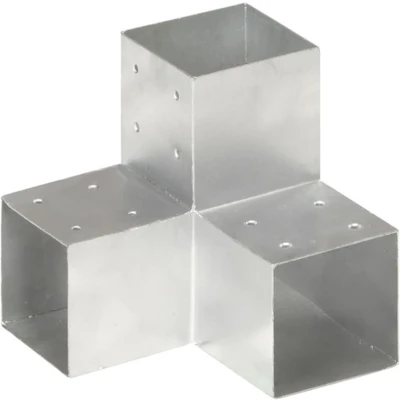 Afbeelding van vidaXL Paalverbinding Y vorm 101x101 mm gegalvaniseerd metaal