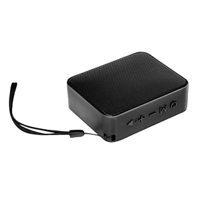 Afbeelding van LogiLink SP0057 Compacte Bluetooth 5.0 luidspreker voor muziekweergave (microSD, USB A, AUX) en geïntegreerde FM radio, ondersteunt handsfree functie, zwart