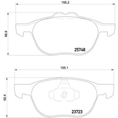 Afbeelding van Brembo Remblokset P 24 158