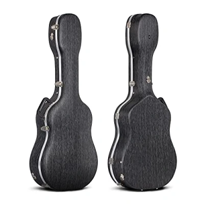 Afbeelding van CAHAYA Harde gitaarkoffers, Line Gestreept Zwart, 41 inches, Gitaar koffer ABS