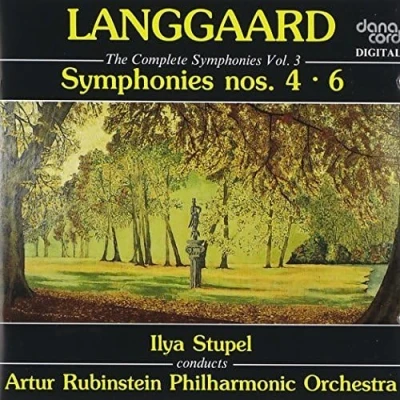 Afbeelding van Langgaard: Symphonies No 4, 6 / Stupel, Rubinstein PO