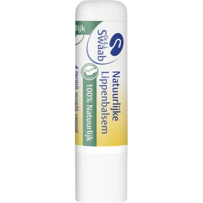 Afbeelding van 3x Dr. Swaab Lippenbalsem 100% natuurlijk 5 gr