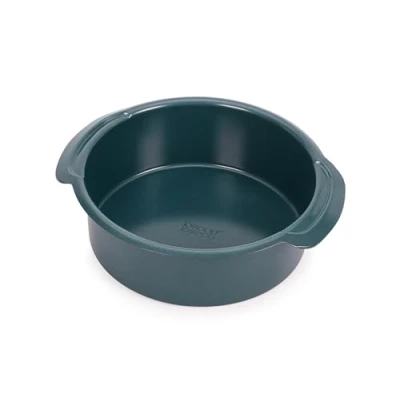 Afbeelding van Joseph Nest™ Bake ronde cakevorm met antiaanbaklaag, 23 cm, koolstofstaal, gemakkelijk te trekken handgrepen, stapelbaar, ruimtebesparend ontwerp, 10 jaar garantie