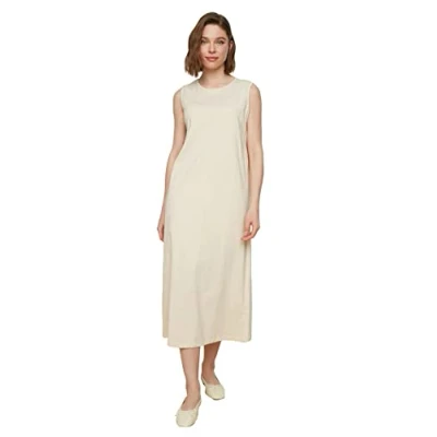 Afbeelding van Trendyol TCTSS21UK0034 Volwassenen Vrouwen Single Beige S