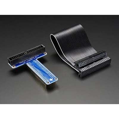 Afbeelding van Adafruit Pi T Cobbler Plus GPIO breakout voor Raspberry Model B+ en 2 gemonteerd
