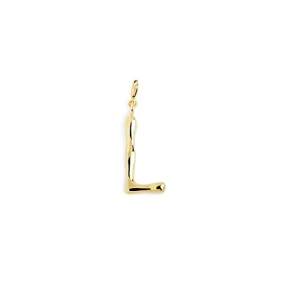 Afbeelding van Singularu Letter XL Hanger, Dames, Maat: One Size, Letra l oro
