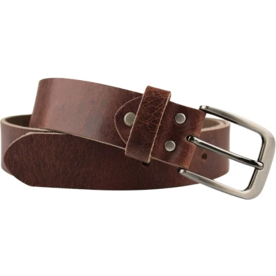 Afbeelding van Fana Belts Leren Riem Bruin Buffelleer Heren/Dames Taillemaat 105