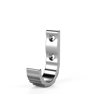 Afbeelding van Kapstokhaak aluminium naturel 55x40 mm
