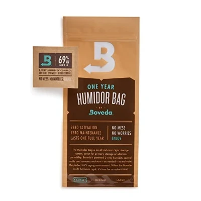 Afbeelding van Boveda voor sigaren Kleine humidor zak Bevat reeds 69% RV 2 Way vochtregeling Sigarenopslag 3 5 1 stuk