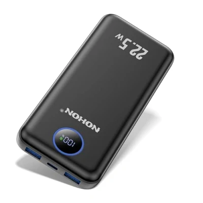 Afbeelding van NOHON Powerbank 10000mAh Power Bank: 22,5W PD Fast Charging met LED display USB C Input &amp; Output Snellader Functie Mobiele Telefoon Batterijen 4 Ports Compatibel iPhone 15 14 13 12 Samsung