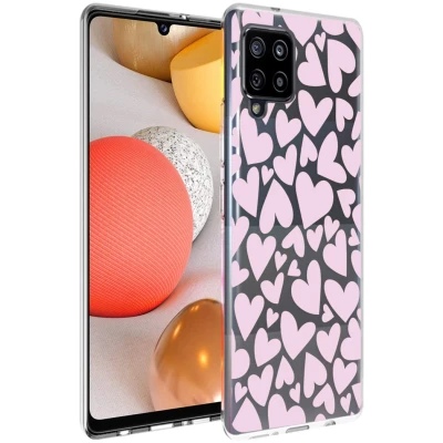 Afbeelding van Samsung Galaxy A42 Hoesje Siliconen en TPU (zacht) iMoshion Softcase/Backcover Roze Telefoonhoesje