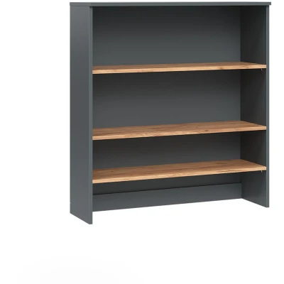 Afbeelding van Vicco ViktorBadkamermeubel 93.6 x 100.4 cm met open vakken Antraciet/gouden eik