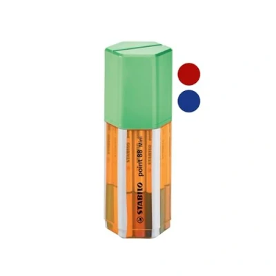 Afbeelding van Stabilo point 88 Mini Fineliner, doos met 18 verschillende kleuren