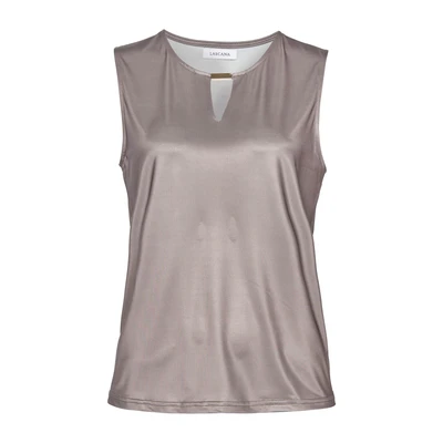 Afbeelding van Lascana Tanktop van gladde jerseykwaliteit met cut out, elegant zomertop, kreukvrij