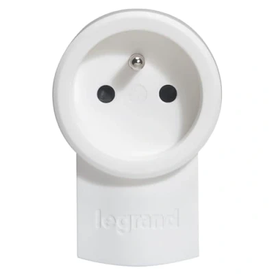 Afbeelding van Legrand LEG50461 dubbele stekker, 250 V , 16 A, 2p + t wit