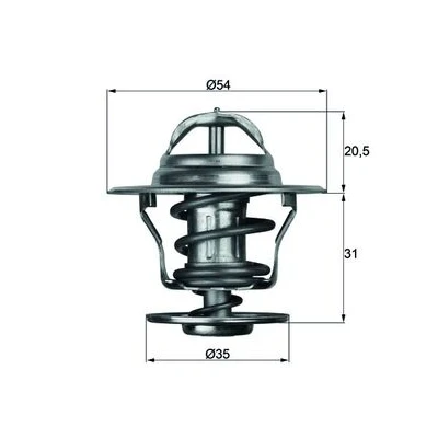 Afbeelding van Thermostaat, koelvloeistof MAHLE TX 13 92D