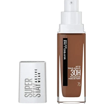 Afbeelding van 1+1 gratis: Maybelline SuperStay 30H Active Wear Foundation 75 Mocha 30 ml