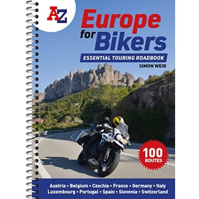 Afbeelding van A Z Europe for Bikers: 100 scenic routes around