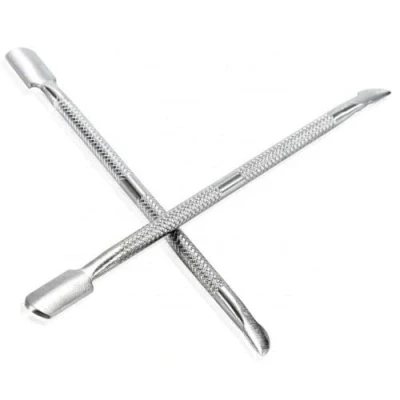 Afbeelding van Cuticula Pusher RVS Nail Schraper Remover Manicure Pedicure Tool Arts UV Gel Polish Soak Off Trimmer