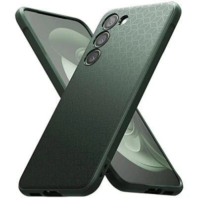 Afbeelding van Ringke Onyx Compatibel met Samsung Galaxy S23 Plus 5G Case, Robuust Duurzaam Schokbestendig TPU Hoesje Dark Green