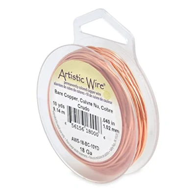 Afbeelding van Beadalon Artistieke draad koperdraad, 18 gauge, 9,14 m