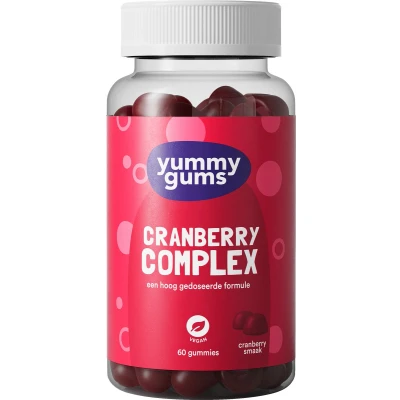 Afbeelding van Yummygums cranberry gummies capsules 60 stuks