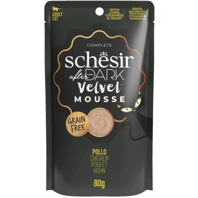 Afbeelding van 12x Schesir After Dark Velvet Mousse Kip 80 gr