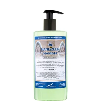 Afbeelding van Vloeibare Handzeep Hamam 500 ml met gratis pomp transparant