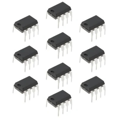 Afbeelding van eMagTech 10 STKS Dual Geluidsarme TL072CP TL072 DIP 8 Operationele Versterkers, JFET Input OP AMP IC Chips voor DIY Circuit Componenten