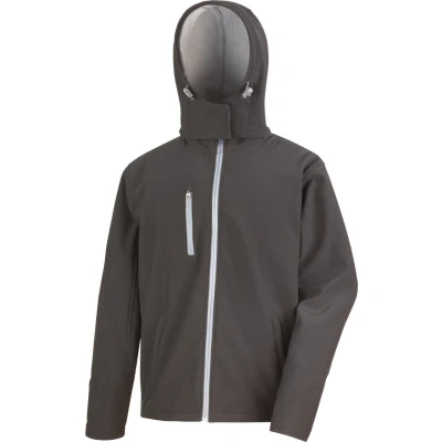 Afbeelding van Result Core Tx Performance Hooded Soft Shell Jacket R230M Black / Grey