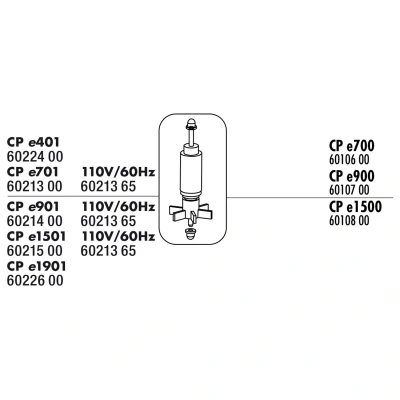 Afbeelding van Jbl Cristalprofi E700 Rotorset Filters 1 stuk