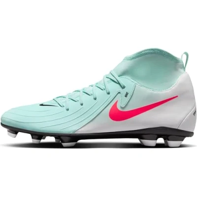 Afbeelding van Nike Performance Phantom LUNA II CLUB FG/MG Voetbalschoenen met kunststof noppen, Heren, Maat: 44, Mint/atomic red/off noir Kunststof/ textiel