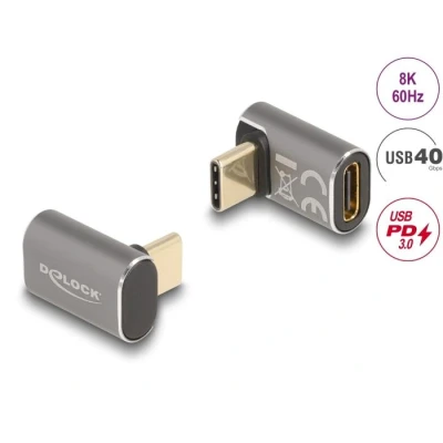 Afbeelding van Delock USB Adapter 40 Gbps Type C™ PD 3.0 100 W Stecker zu Buchs
