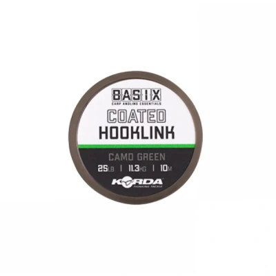 Afbeelding van Korda Basix Coated Hooklink 25lb/11,3kg (10m) Karper onderlijnmateriaal