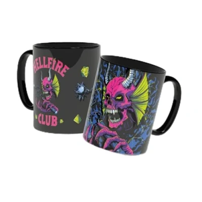 Afbeelding van Konix Stranger Things Duel Vecna vs Elf, thermobeker, 320 ml, zwart