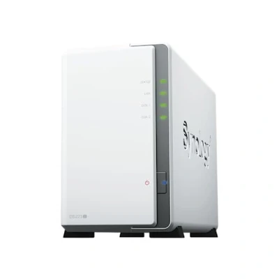 Afbeelding van Synology DS223j 2 Bay Diskstation NAS (Realtek RTD1619B 4 Core 1.7 GHz 1GB DDR4 RAM 1xRJ 45 1GbE LAN poort) 4TB bundel met x 2TB Seagate IronWolf HDDs (ST2000VN003)