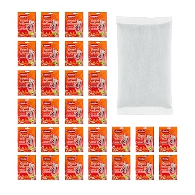 Afbeelding van Relaxdays handwarmers voor handschoenen en jaszakken set winter 10 uur lang warm Pak van 30
