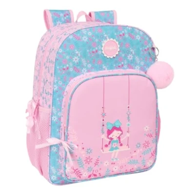 Afbeelding van Schoolrugzak Glow Lab Swing Multicolour 33 x 42 14 cm