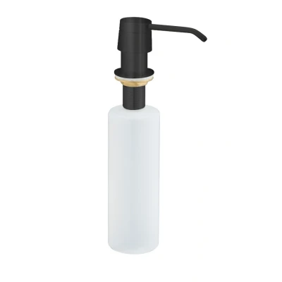 Afbeelding van Xellanz inbouw zeeppompje mat zwart kunststof fles 250ml