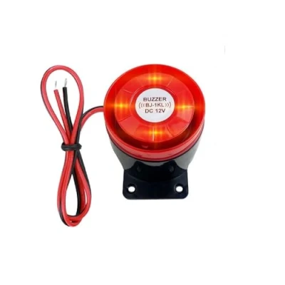 Afbeelding van Switian DC 12 V Bedrade Mini Geluid Licht Alarm Hoorn Sirene 120 dB Home Security Sound Alarmsysteem