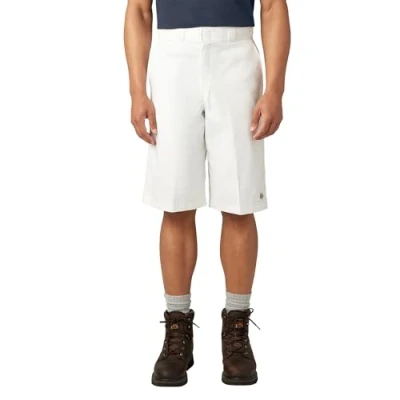 Afbeelding van Dickies Heren Shorts 13 Inches Multi Pocket Werk wit Maat: Sz 34